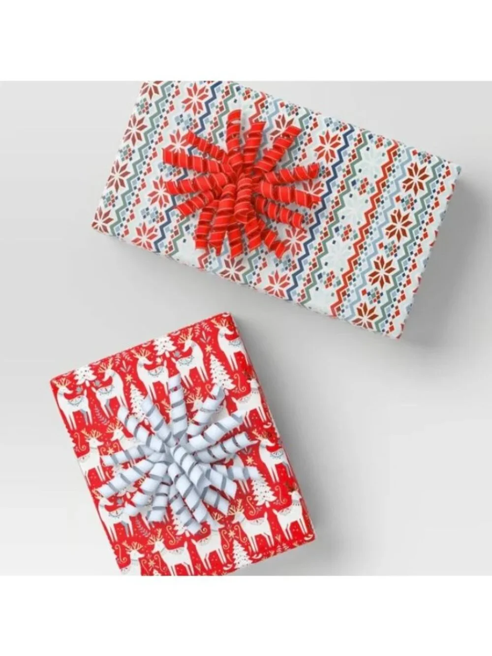 Target 2ct Cozy Christmas Premium Curl Swirl - Wondershop™ Gift Wrapping Decor
